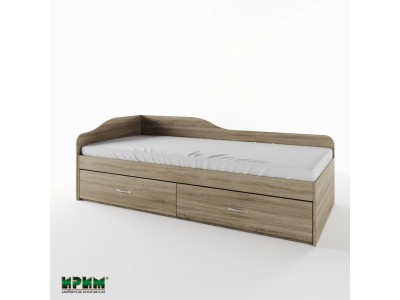 Единично легло Сити 2023 (сонома тъмна)